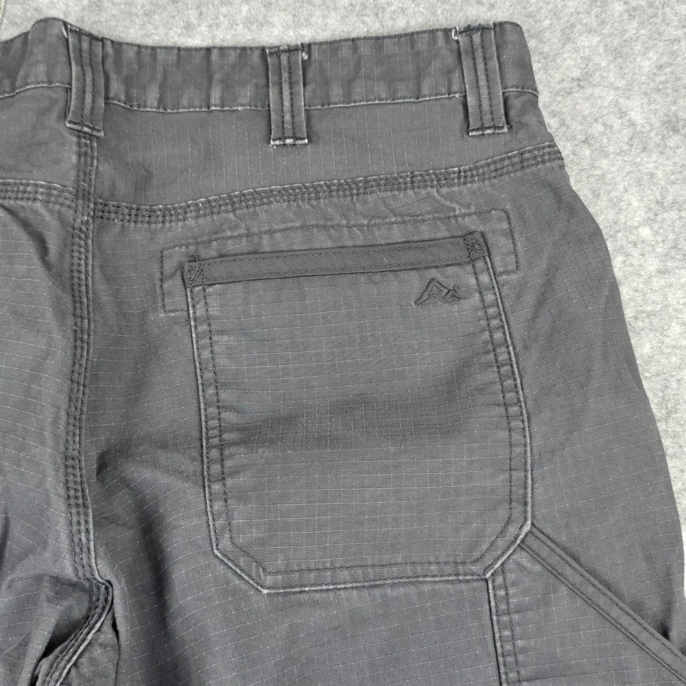 Ridgecut‎ Toughwear Pants Mens 38x34 Gray Ripstop Utility Workwear Carpenter